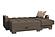 Armada X Brown 312 Sectional Sofa Sleeper by Casamode