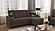 Armada X Dark Gray 319 Sectional Sofa Sleeper by Casamode