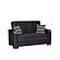 Armada X Dark Gray 303 Convertible Loveseat by Casamode