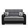 Armada X Gray/Black 305 Loveseat by Casamode