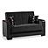Armada X Dark Gray 319 Loveseat by Casamode