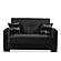 Armada X Dark Gray 319 Loveseat by Casamode