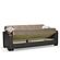Armada X Sand/Dark Brown 309 Sofa Bed by Casamode