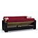 Armada X Burgundy/Black 310 Sofa Bed by Casamode