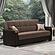 Armada X Brown Fabric/PU 314 Sofa Bed by Casamode
