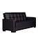 Armada X Black PU 315 Sofa Bed by Casamode
