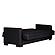 Armada X Black PU 315 Sofa Bed by Casamode