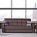 Armada X Brown PU 316 Sofa Bed by Casamode
