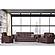 Armada X Brown PU 316 Sofa Bed by Casamode