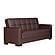 Armada X Brown PU 316 Sofa Bed by Casamode