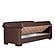 Armada X Brown PU 316 Sofa Bed by Casamode