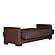 Armada X Brown PU 316 Sofa Bed by Casamode