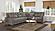 Armada X Sectional (S+L+W) 301 Microfiber Gray by Casamode