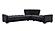 Armada X Sectional (S+L+W) 303 Black Microfiber by Casamode