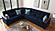 Armada X Sectional (S+L+W) 304 Microfiber Blue by Casamode