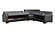 Armada X Gray/Black 305 Corner Sectional Sofa Sleeper by Casamode