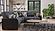 Armada X Gray/Black 305 Corner Sectional Sofa Sleeper by Casamode