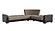 Armada X Sand/Dark Brown 309 Corner Sectional Sofa Sleeper by Casamode