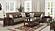 Armada X Sand/Dark Brown 309 Corner Sectional Sofa Sleeper by Casamode