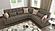 Armada X Brown 312 Corner Sectional Sofa Sleeper by Casamode