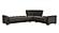 Armada X Dark Gray 319 Corner Sectional Sofa Sleeper by Casamode