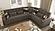 Armada X Dark Gray 319 Corner Sectional Sofa Sleeper by Casamode