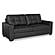 Barlin Mills Faux Leather Sofa - Carbon by Ashley Furniture