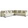 Rawcliffe 3-Piece Sectional Sofa Set - Parchment by Ashley Furniture