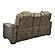 Next-Gen DuraPella Performance Fabric Dual Power Reclining Loveseat w/Console - Two-Tone Sand by Ashley Furniture
