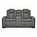 Next-Gen DuraPella Performance Fabric Dual Power Reclining Loveseat w/Console - Two-Tone Slate by Ashley Furniture