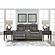 Next-Gen DuraPella Performance Fabric Dual Power Reclining Loveseat w/Console - Two-Tone Slate by Ashley Furniture