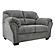 Allmaxx Grey Fabric Loveseat by Ashley Furniture