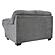Allmaxx Grey Fabric Loveseat by Ashley Furniture