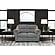 Allmaxx Grey Fabric Loveseat by Ashley Furniture