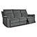 Barnsana Gravel Power Reclining Sofa by Ashley Furniture