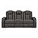 Fyne-Dyme Dual Power Reclining Sofa - Shadow by Ashley Furniture