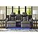 Fyne-Dyme Dual Power Reclining Loveseat w/Audio Console - Shadow by Ashley Furniture