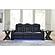 Fyne-Dyme Dual Power Reclining Sofa - Sapphire by Ashley Furniture