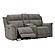 Next-Gen DuraPella Performance Fabric Dual Power Reclining Loveseat w/Console - Slate by Ashley Furniture