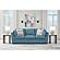 Keerwick Queen Sofa Sleeper - Teal by Ashley Furniture