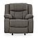 First Base Manual Recliner - Gunmetal by Ashley Furniture