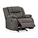 First Base Manual Recliner - Gunmetal by Ashley Furniture
