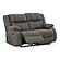 First Base Manual Reclining Loveseat - Gunmetal by Ashley Furniture