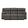 First Base Manual Reclining Sofa - Gunmetal by Ashley Furniture
