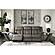 First Base Manual Reclining Sofa - Gunmetal by Ashley Furniture