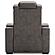 HyllMont Dual Power Recliner w/Power Adjustable Headrest - Gray by Ashley Furniture