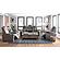 HyllMont Dual Power Recliner w/Power Adjustable Headrest - Gray by Ashley Furniture