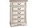 Realyn Youth 5 Drawer Chest - Chipped White by Ashley Furniture
