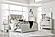 Lindenfield Silver - King Bedroom Set by Ashley Furniture