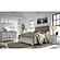 Kanwyn White Upholstered Panel Bedroom Set by Ashley Furniture